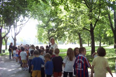 Wir gehen in den Park