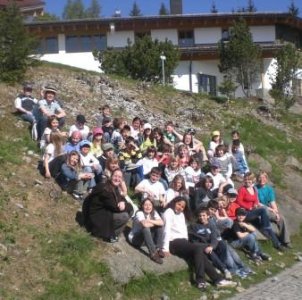 Schlussfoto der Klassen 3a und 3b