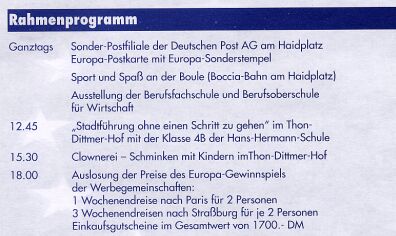 Rahmenprogramm